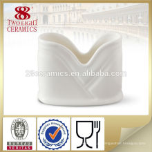 Titular de guardanapos de louça de mesa cerâmica, suporte de tecido para hotel